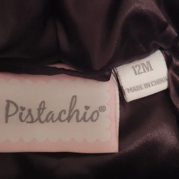 Pistachio Winter Coat Kids 12M  Lined Hooded -K - Picture 3 of 7